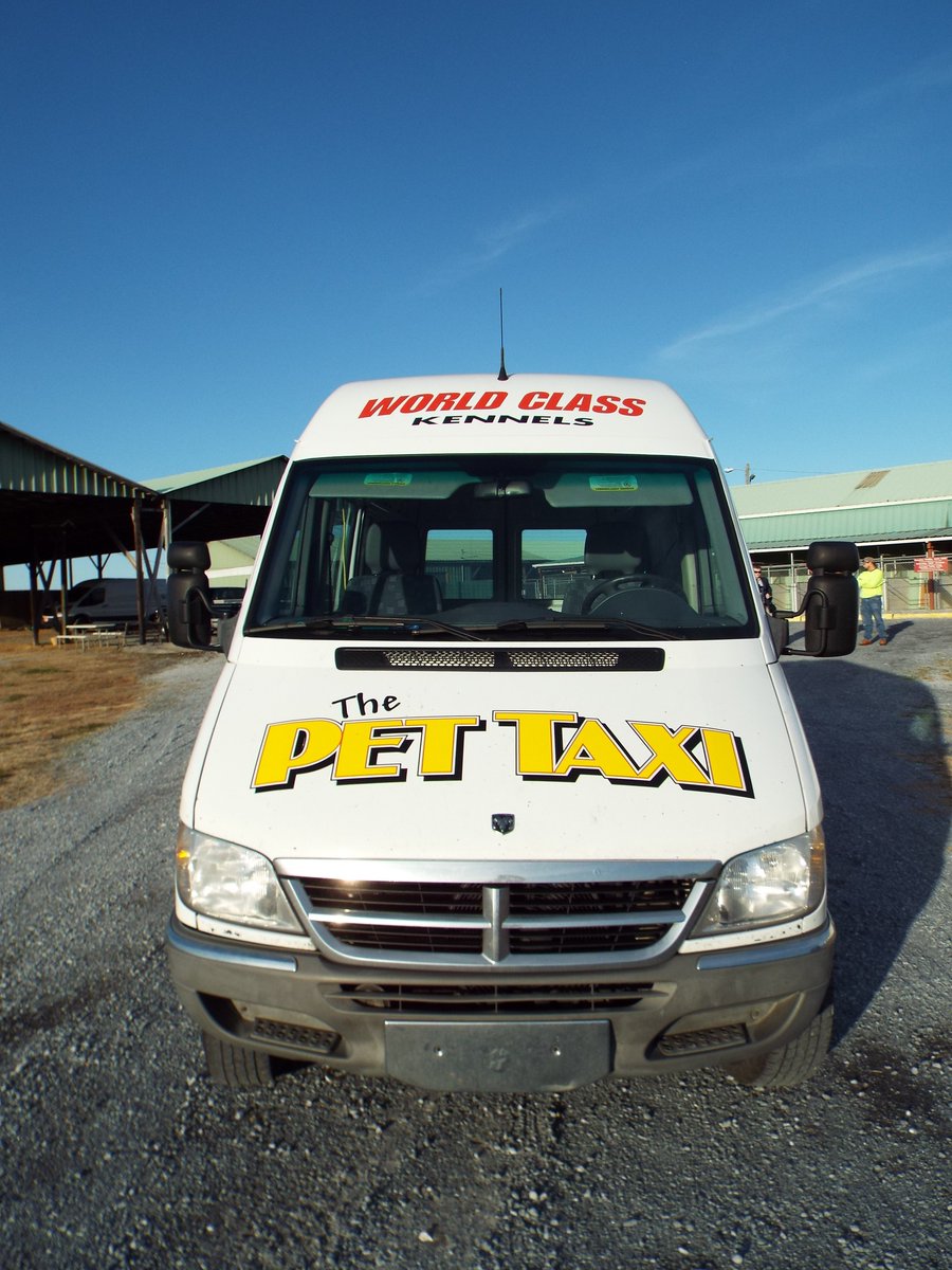 WCK35078's tweet photo. Our Pet Taxi is available Monday - Saturday for pickup and delivery of your pets to and from our facility!
#WorldClassKennels #Canine #Feline #dogboarding #PellCity #Odenville #Greystone #Inverness #Talladega https://t.co/bEAQ5Obh4s