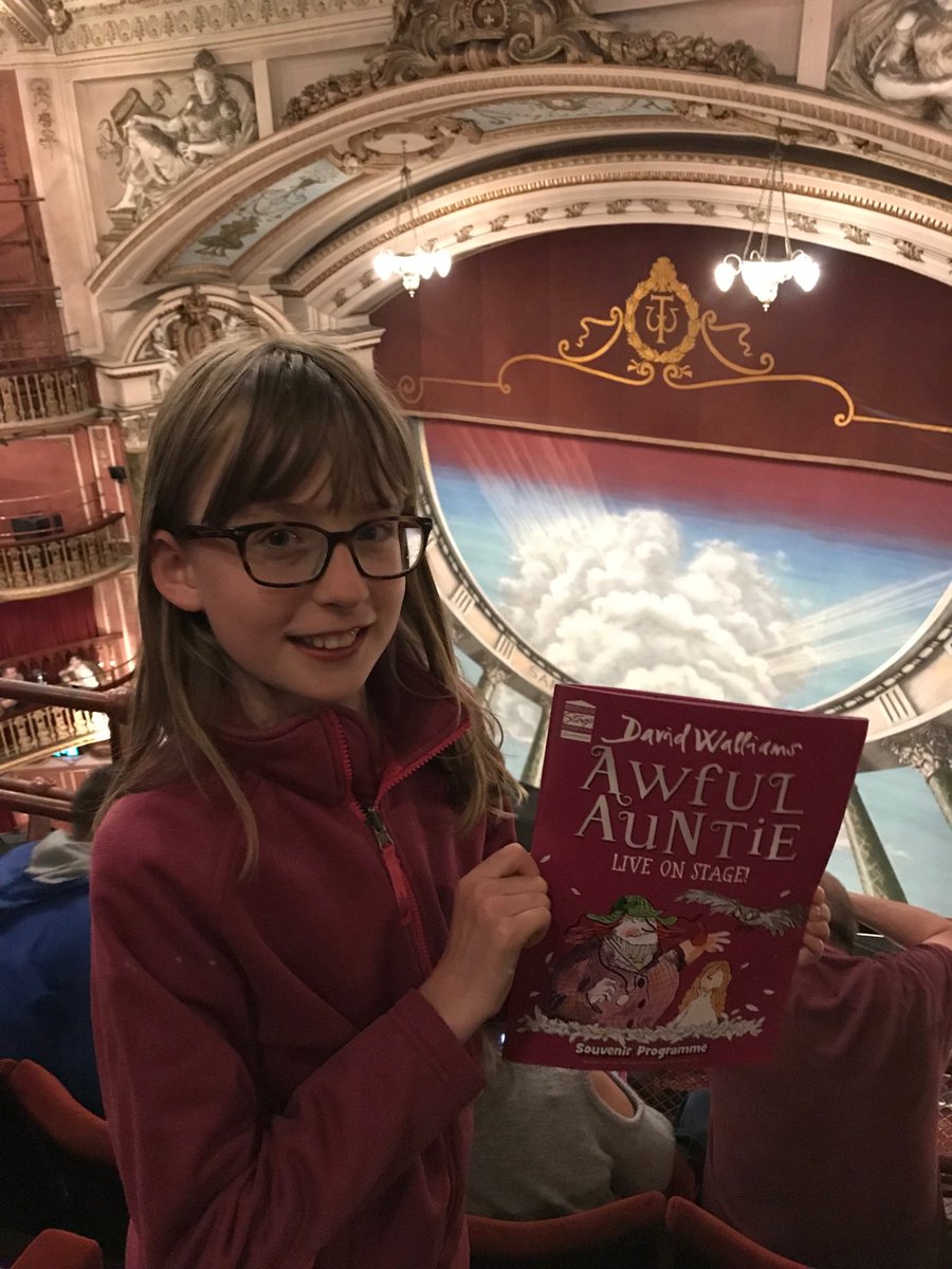 Enjoying the show!  <a href="/_AwfulAuntie/">Awful Auntie Live</a> #AwfulAuntie