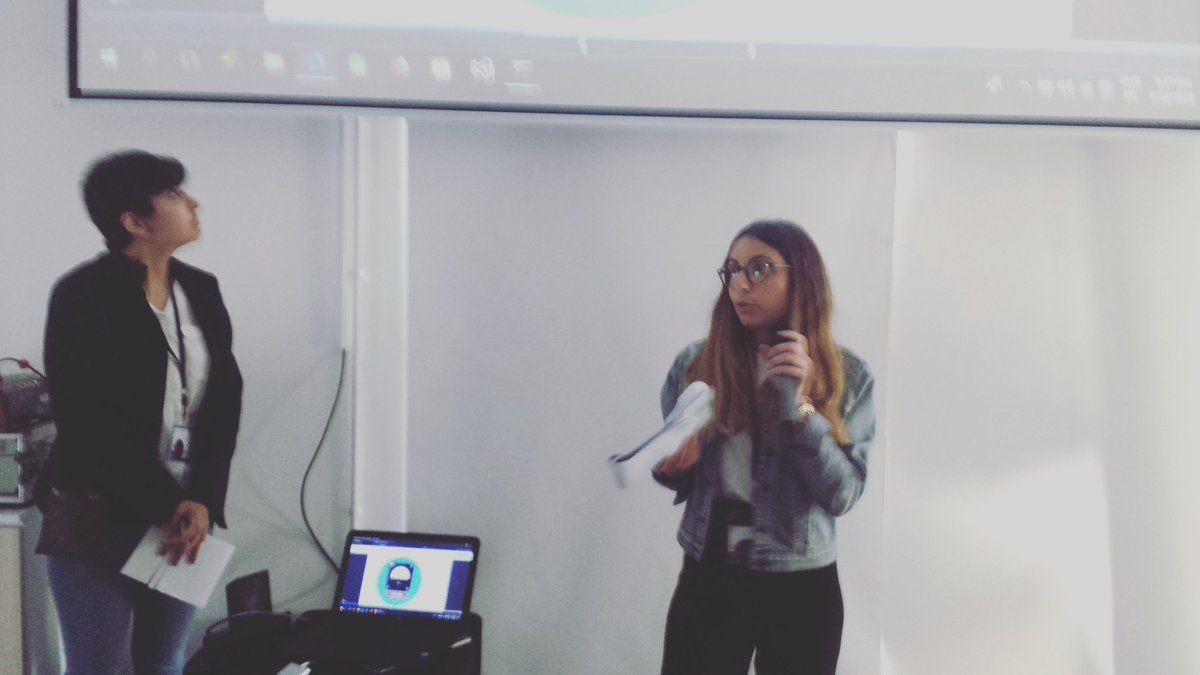 GENinnovate's tweet photo. The @LebAmUniv team presents the prototype #ChangeMeter #BeirutEditorsLab #Hackaton @GENinnovate with @WamdaME @ICFJ @madonnakhafaja @IJNetArabic at @Flat6LabsBeirut https://t.co/yhzNBFBkMv