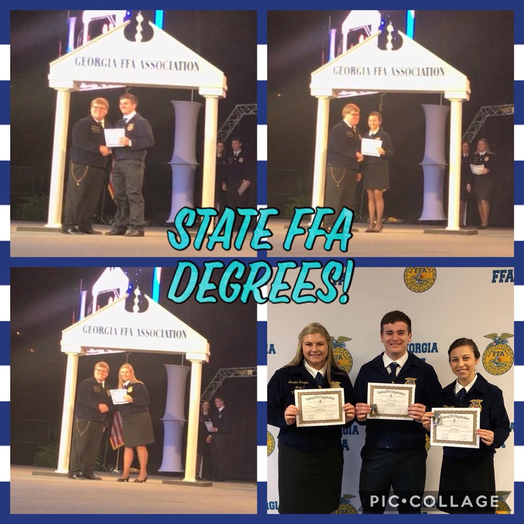 wghsffa's tweet photo. We are so proud of Emily Hollingsworth, Jessica Brogdon, and Trevor Queen for receiving their State FFA Degrees this morning! https://t.co/XIas34i3yz