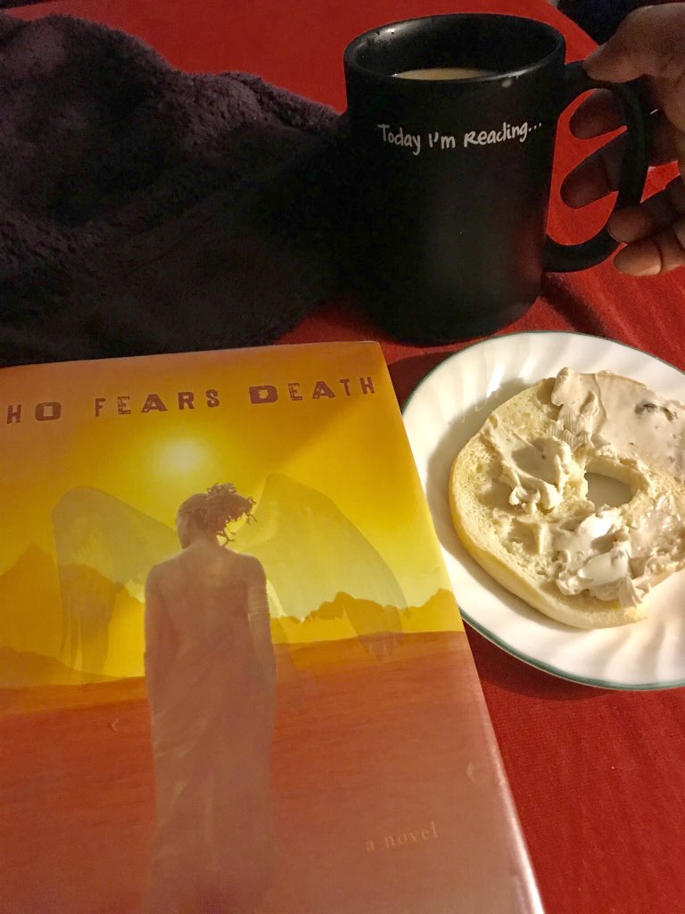 ReviewsMayVary's tweet image. Late night last night so I’m late to  #readathon. Plus, low relative goals this time. Whew. I’m starting with the book currently wracking up #LibraryFines. #deweys24hourreadathon