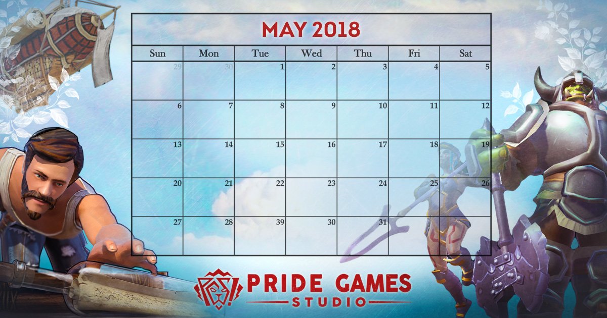 PrideGamesS's tweet photo. The last month of Spring is coming.
Make sure you plan your time in May;)

#PGS #gamedev #calender #time #planning #games https://t.co/KgKpp6rWlJ