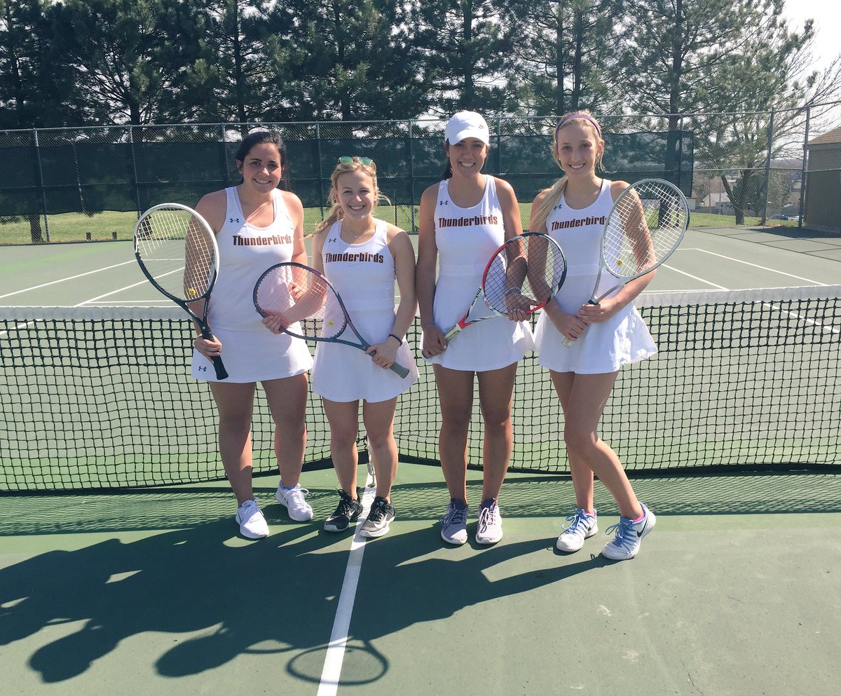 BWHSGirlsTennis's tweet photo. We said thank you to our seniors this week! And we celebrated with a couple wins over Burke and Omaha South! 🎾 So proud of these girls. https://t.co/VDp8BiuNGX