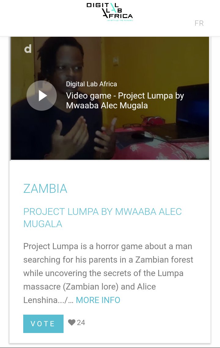 EpicCredos's tweet photo. #zedtwitter
Please help me represent Zambia by voting for Project Lumpa in the Digital lab Africa competition. Thank you so much in advance
Link
https://t.co/0j9CrAwAVn https://t.co/DhvxR8Es9w