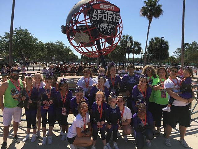 CheerTyme's tweet photo. Feeling Inspired by this group!!! 💚💜 #CTInspiration #cheerabilities #worlds2018  @usasf_cheer https://t.co/8dvia3xw4g https://t.co/WSwRcH5Mjc