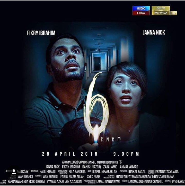 njhnhmdn_'s tweet photo. Habis sudah #telemovie6 #TeamMyra @jannanick95 @AfikryAibrahim , goodjob , xpe ni filem seram pertama korang berdua , pasti ada kekurangan but boleh diperbaiki , harap nanti ada lagi cerita2 hantu yang janna dan fikry berlakon lagi👍 #Telemovie6 #TeamMyra Goodjob team prodution👍 https://t.co/34bwenENE1