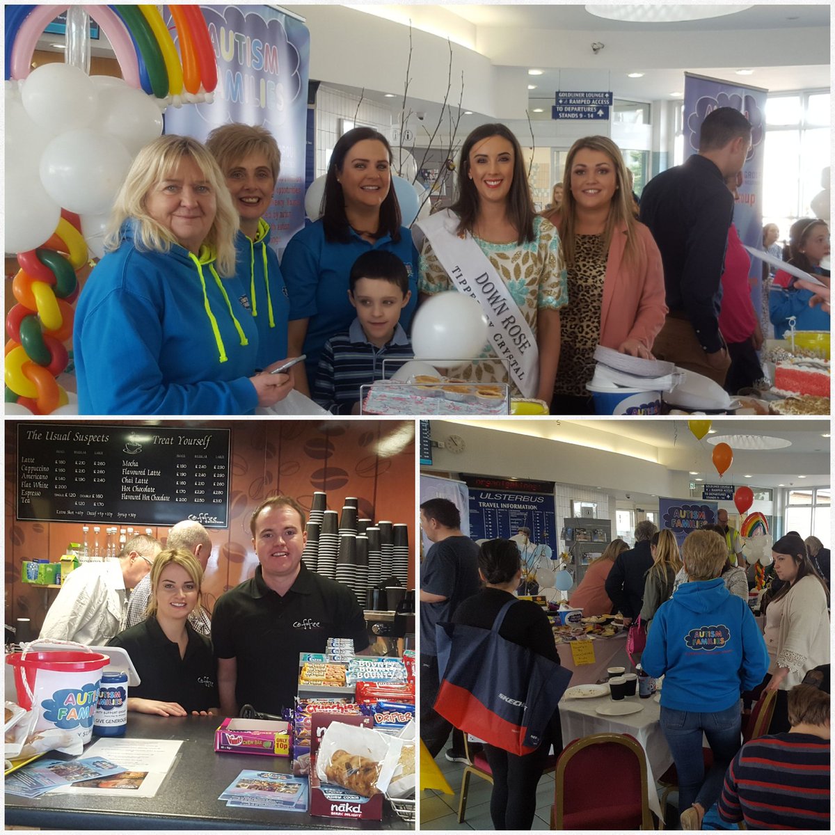 AutismFamiliesC's tweet photo. What an amazing morning! Thank you to everyone who made the Coffee Morning such a fantastic success, all rounded off with a fab double decker bus ride, the kids loved it! 🚌 #ThankYou @coffeestationdp @Translink_NI @UlsterbusNI #AutismAwareness ☕🍰🎨🍩🌈 https://t.co/qIhKFWV4hf