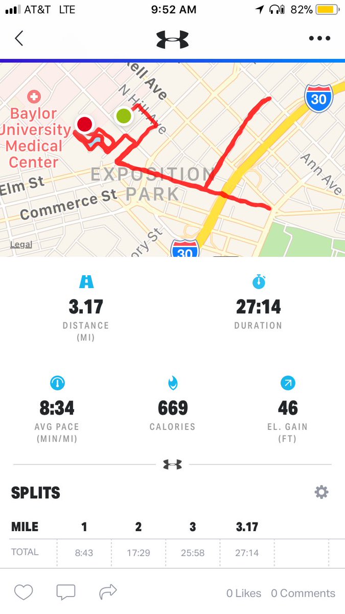 Shout out to <a href="/bswhealth/">Baylor Scott & White Health</a> and the #Thrive5K for a great run today. My personal time attached - but chip time was even better. 27:01.  Beat my goal by 2 mins!  Not bad for an old man!