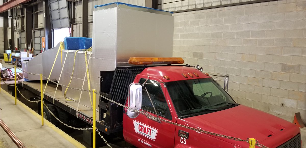 JamesCRAFTSon's tweet photo. 5 truckloads of large insulated duct staged and ready to be shipped to a project in Harrisburg https://t.co/o2g8jgTqtJ