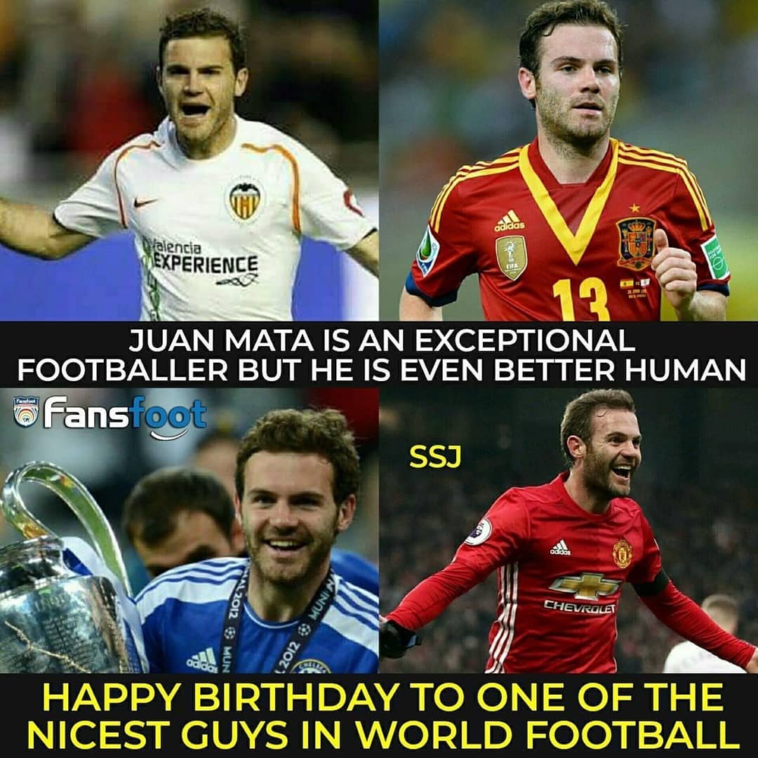 Happy birthday Juan Mata       