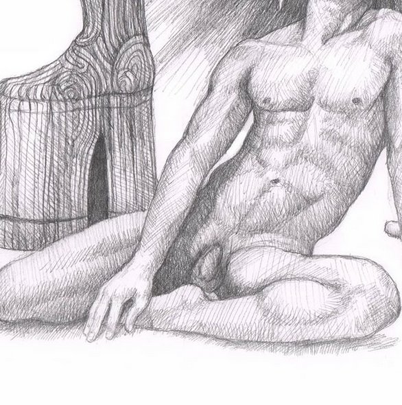 uranusimago's tweet photo. https://t.co/0OWcL5YeCS #uranusimago #gay #gayart #drawing #eroticart #gaydrawing #homoeroticart #naked #nakeddrawing #nakedmen #eroticgayart #malenude #gayartist #nakedtorso #maletorso  #queerart #queer #queerartist https://t.co/8aOj9OuOcl