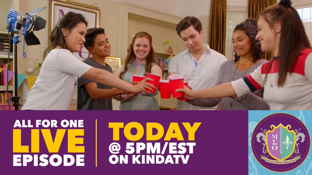 KindaTV_'s tweet photo. Good morning #Insperables! Today is the day!! Tune in to the @A4OSeries LIVE EPISODE @ 5pm EST!!! ⚔️   AND make sure you cast your votes at >> https://t.co/oYTsp18BP1 https://t.co/aoOfQ7Ctks