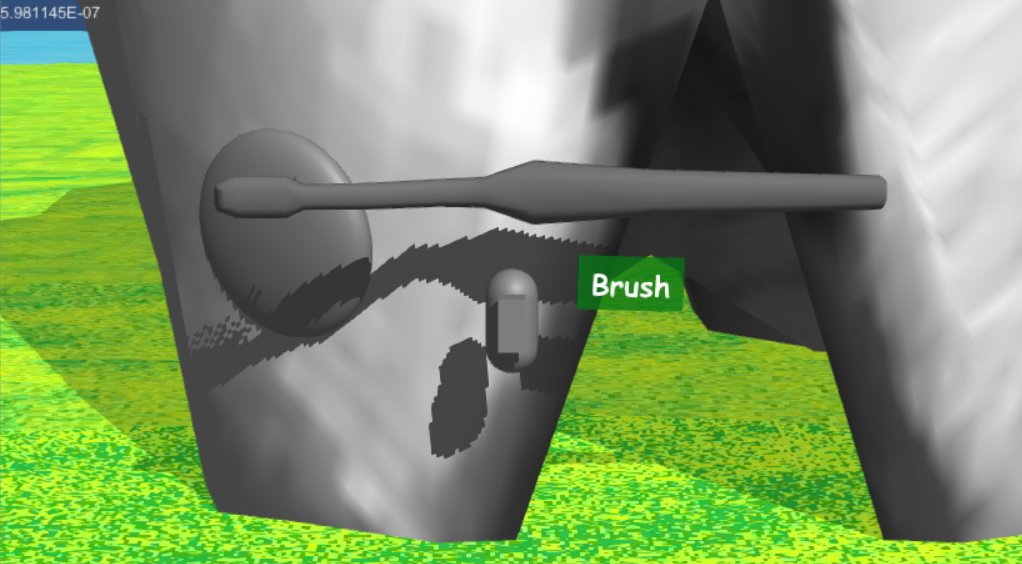 rautaSydan's tweet photo. You are a tooth monument maintenance person and you need to clean the  tooth monuments with your toothbrush and helicopter backpack.
#healthgamejam #klassikka https://t.co/PYaoJvbFn1
