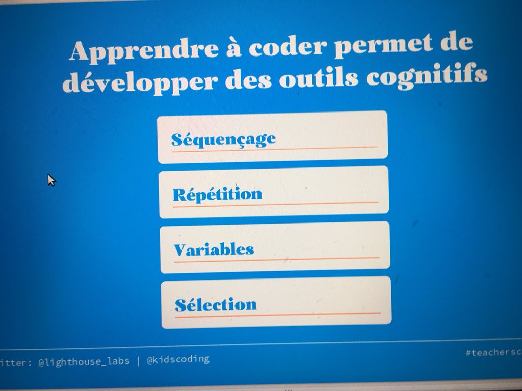 gaudreaua's tweet photo. #codercreereduquer #CodeCreateTeach #CanCode @KidsCoding @lighthouse_labs https://t.co/tTBdCzVZSM