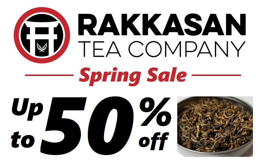 RakkasanTea's tweet photo. The sale marches on, now through Sunday night. Any questions about brewing or steeping #tea, just holler! https://t.co/EzWITCiFE2 https://t.co/sMo7DkmsHQ