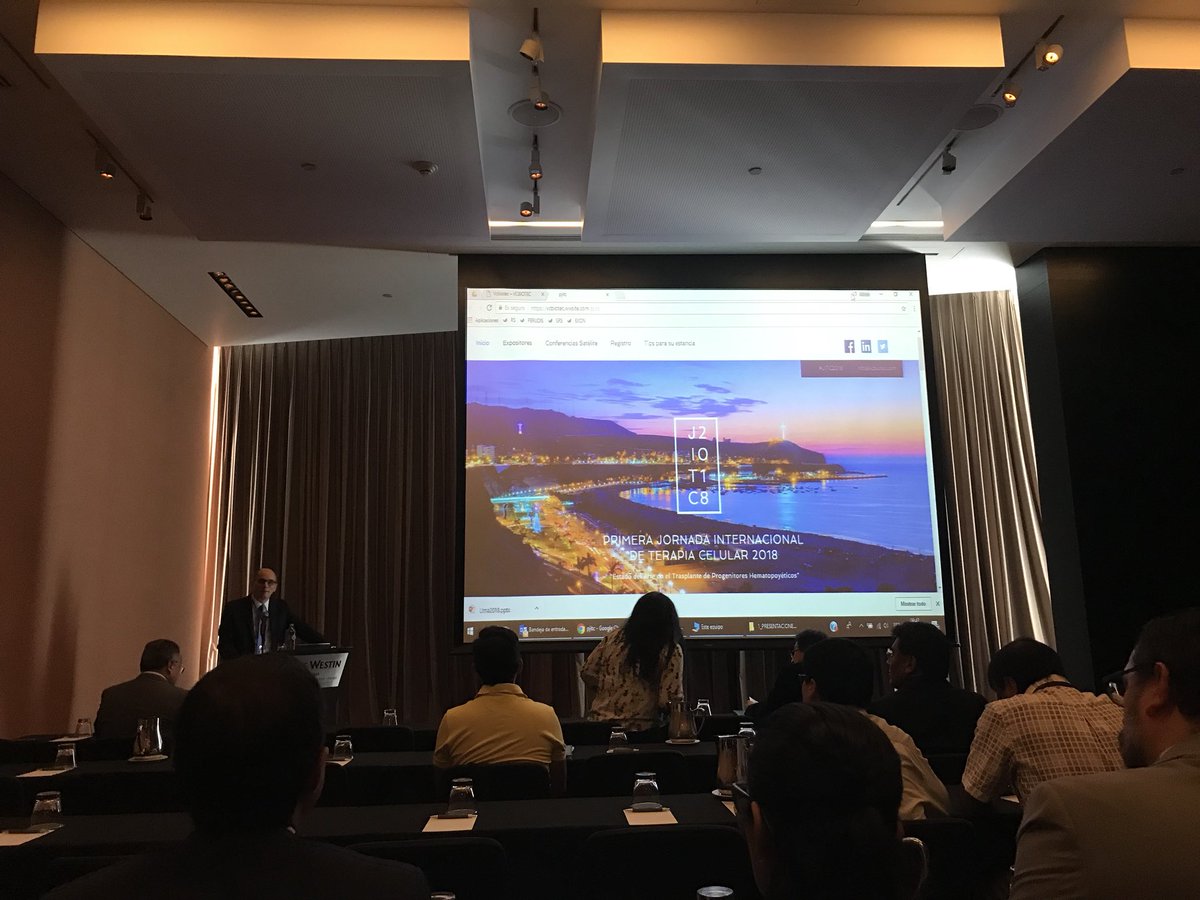 antonioper_mar's tweet photo. I Jornada internacional de terapia celular. Estado del arte en el Trasplante de Progenitores Hematopoyeticos en Lima, Perú. Feliz de llevar nuestra experiencia @TransplantChild @HospitalULaPaz https://t.co/k4TLbOKOfB