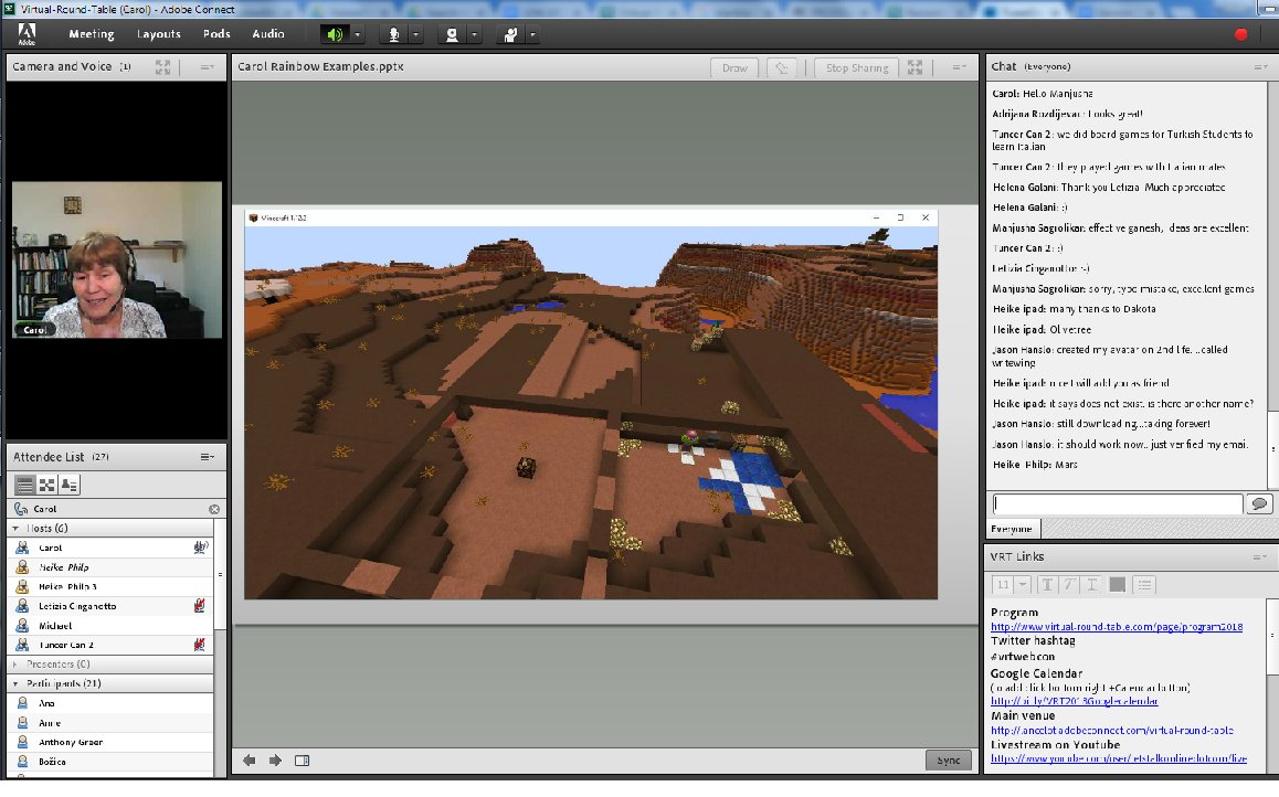 heikephilp's tweet photo. Minecraft used for quests #vrtwebcon #guinevereproject LIVE DEMO now https://t.co/DCDHENXqDQ @carolrainbow https://t.co/0jIjF1XgqB