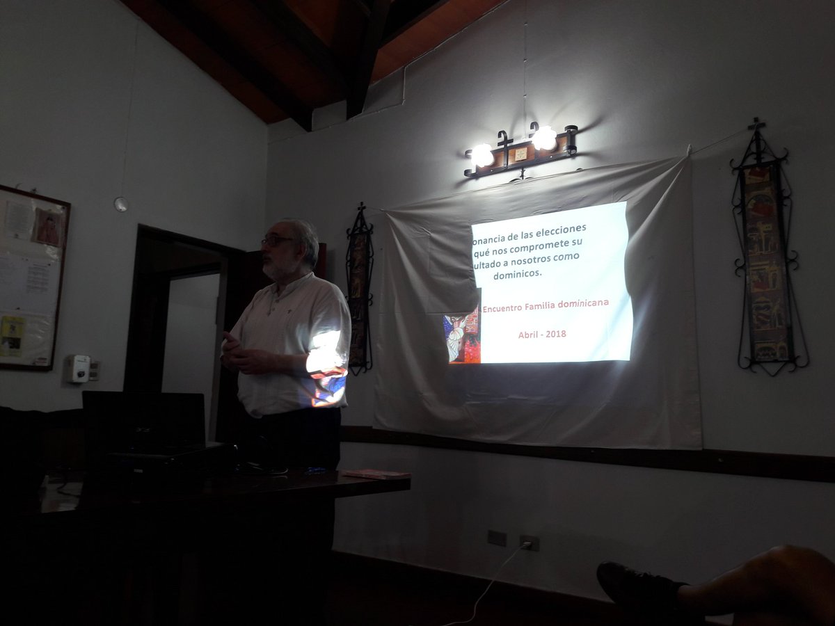 MJDAsuncion's tweet photo. Fray Toni Miró nos presenta el tema: Resonancias de las Elecciones y a que nos compromete su resultado como Familia Dominicana. https://t.co/22CO4yTCAN