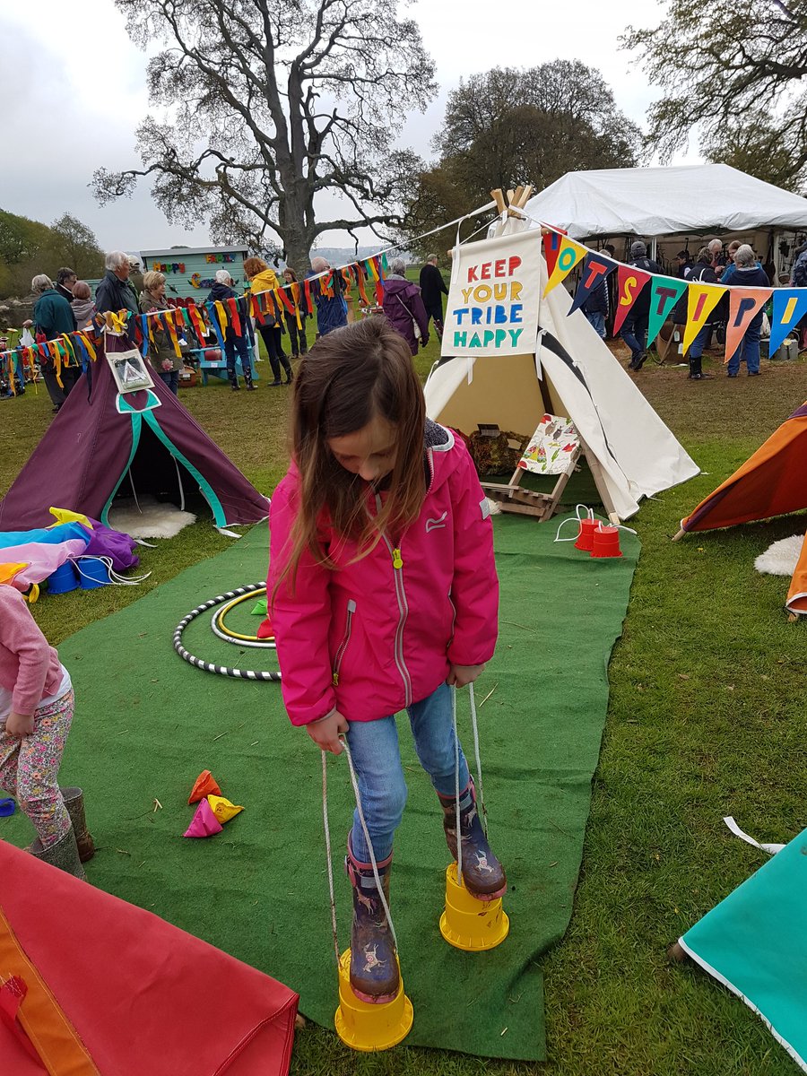 visitexeter's tweet photo. Day 2 of @tobygardenfest - another great day out, we're off home now to start planting... @powderhamcastle #tobysgardenfestival https://t.co/aNjKssBsjO