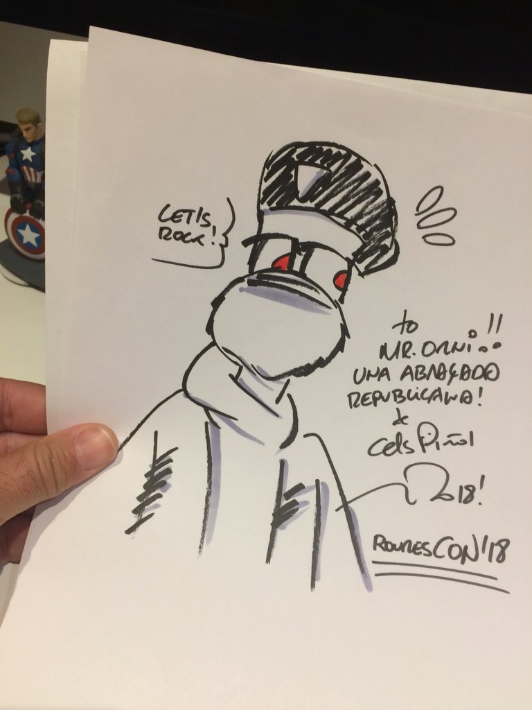 Primer dibuix de la <a href="/rourescon/">RouresCon Sant Esteve de les Roures</a> per <a href="/OrniAlcalde/">Alcalde Orni 🎗</a>  #RouresCON2018 Ara faig unes peticions dels regidors de cultura i comencem amb les signatures <a href="/st_esteveroures/">Ajuntament de Sant Esteve de les Roures</a> Recordeu: taula rodona a les 18:00h