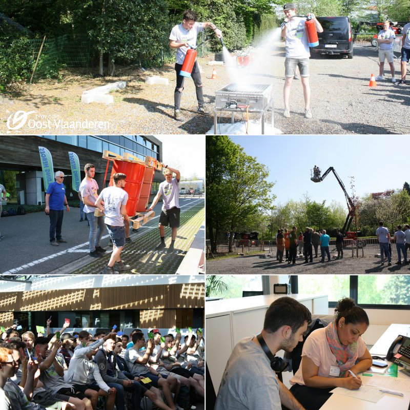 oost_vlaanderen's tweet photo. 'Building the Future’ stoomt leerlingen klaar voor een job in de bouwsector 👷‍♂! Met steun van @oost_vlaanderen gingen 450 laatstejaars en hun leraren enthousiast aan de slag met de uitdagingen van #bouwsectorfonds #Constructiv. #kenniswerkt https://t.co/4veuaMURKp