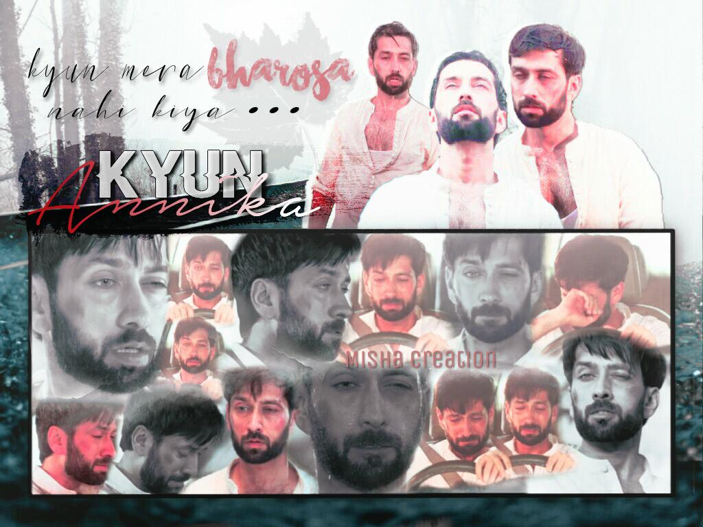 The moment when Shivaay uttered "kyu mera bharosa nahi kiya, Annika" as tears flowing down his cheeks, he made my eyes teary too  DAYUMM!!I'm not okay til now. I just can't get over his breakdown!   @NakuulMehta , You're phenomenal.!  #SSOEdits  #Ishqbaaaz