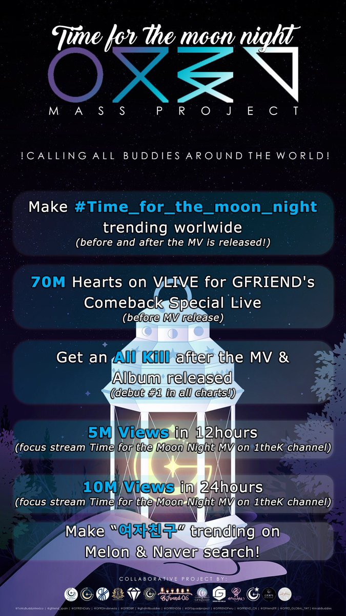 YEOCHIN_LA_GFRD's tweet photo. Es nuestro momento Buddies 😌
Este es el nuevo proyecto internacional, para apoyar a nuestras reinas ❤️
Juntos hagamos realidad todas estos objetivos ☺️

#GFRIEND
#Time_for_the_moon_night 
#GFRIENDComeback 
#여자친구컴백 https://t.co/tSegDjO5Oz