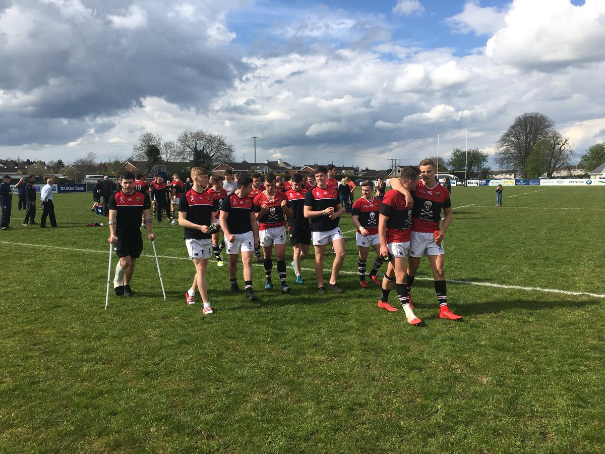 Full time at Rifle Park. @banbridgerugby 10. @UCCRFC 15.  @SportsIineIRL @UlsterBankRugby #ubl congratulations to UCC who now win promotion to 1a.