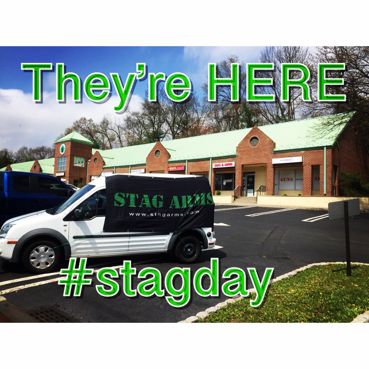 Middlebrookfire's tweet photo. #stagday is upon us! #stag #stagarms #nj #jersey #stagnj #stagrifle #yea #itsuponus @StagArms https://t.co/PzlLf9Hr3x