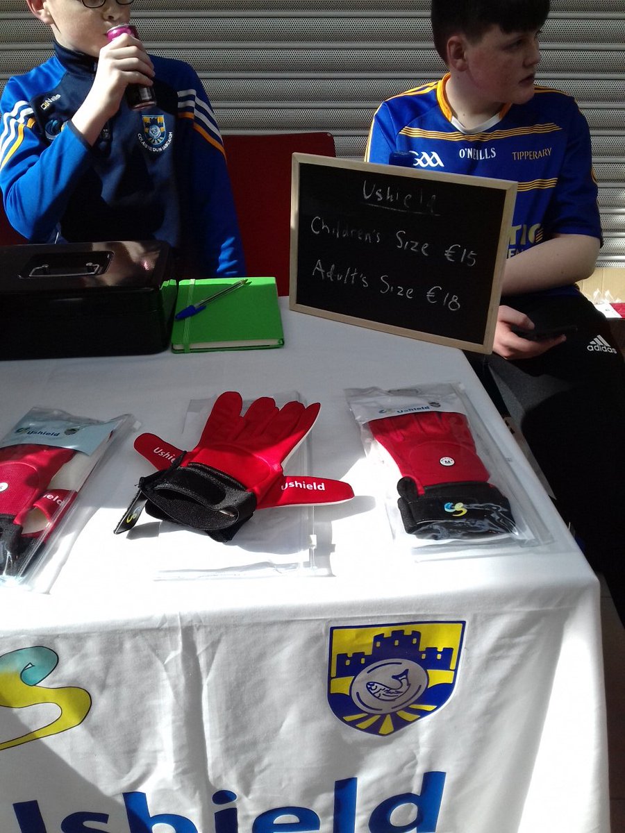 UShield_ie's tweet photo. Sold out on the kids size! Only a few adults sizes left! Come down, get them quick in the Showgrounds Clonmel! #studententerprise #Tipperary #GAA #Ushield https://t.co/g32sOkm8BB
