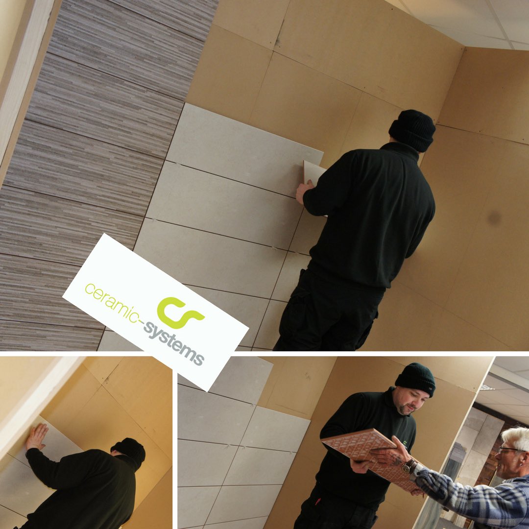 CeramicSystems's tweet image. So our showrooms more or less finished now!! Big up to the lads who have worked super hard on our #inspirationbooths so call in browse rnd check out some #tilestyle @CeramicSystems #carlisle #cumbria #notjustlakes
