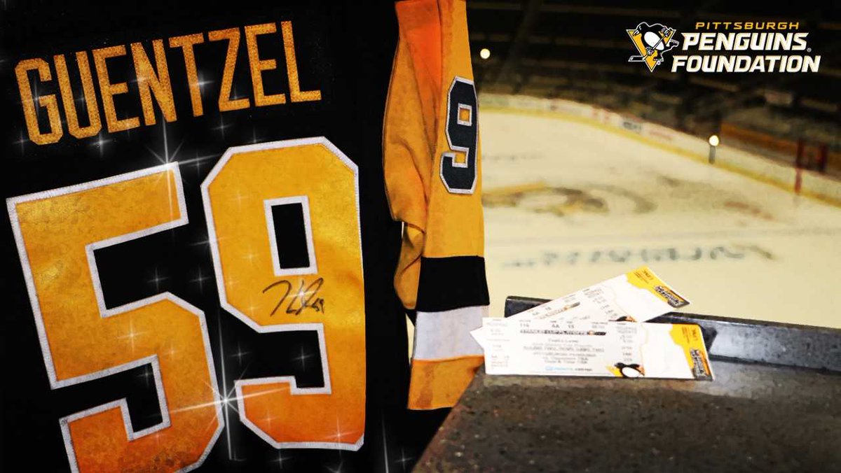 pensfoundation's tweet image. Guentz yourself tickets to the #Pens home game on 5.3 &amp;amp; this signed Jake Guentzel jersey! 

HOW?
1. Follow @pensfoundation 
2. Retweet this post!

(And, you must #3elieve in your @penguins of course!)

RULES: pens.pe/2vNrn9y