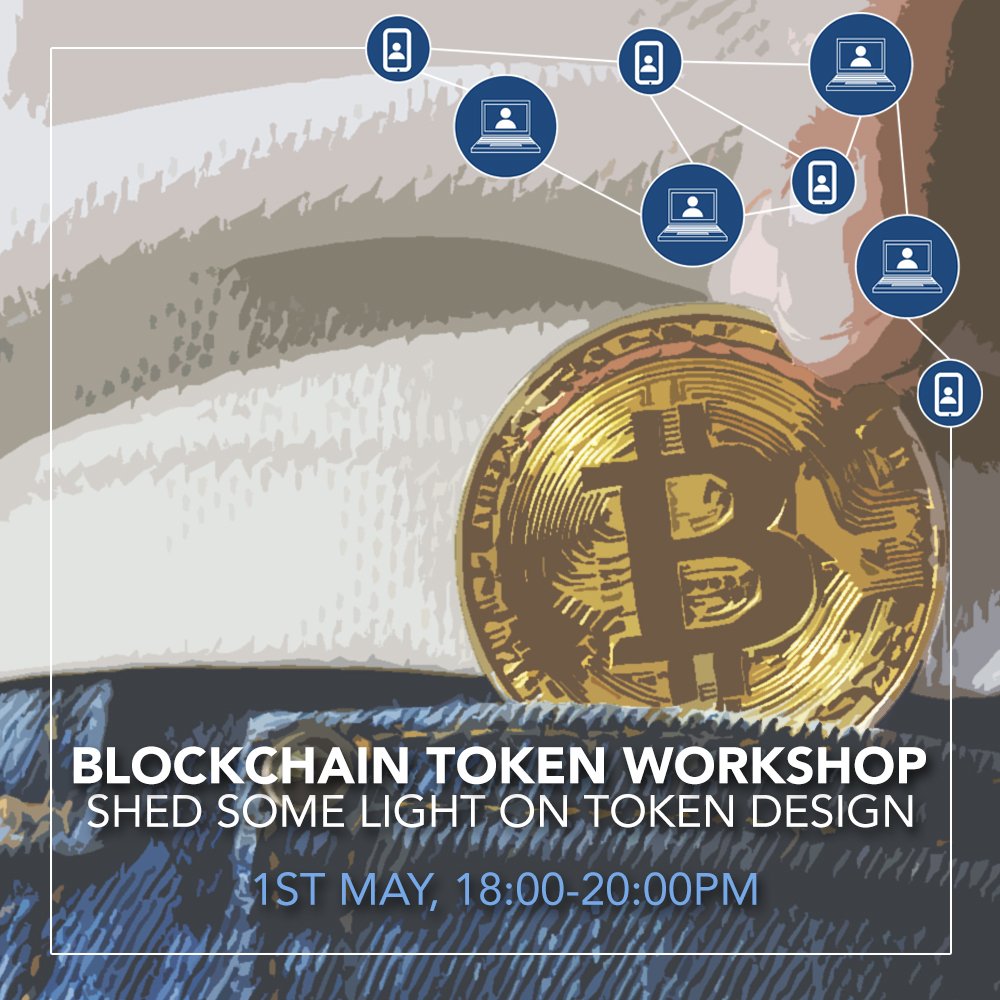 Are you a #blockchain enthusiast? Join the <a href="/UniofOxford/">University of Oxford</a> Blockchain Society and the <a href="/tokenfoundry/">Token Foundry</a> on May 1 for an exciting workshop focused on token design! Get an overview of tokens and their uses, then get a chance to design your very own token! 
Book Now:bit.ly/2r6iF1C