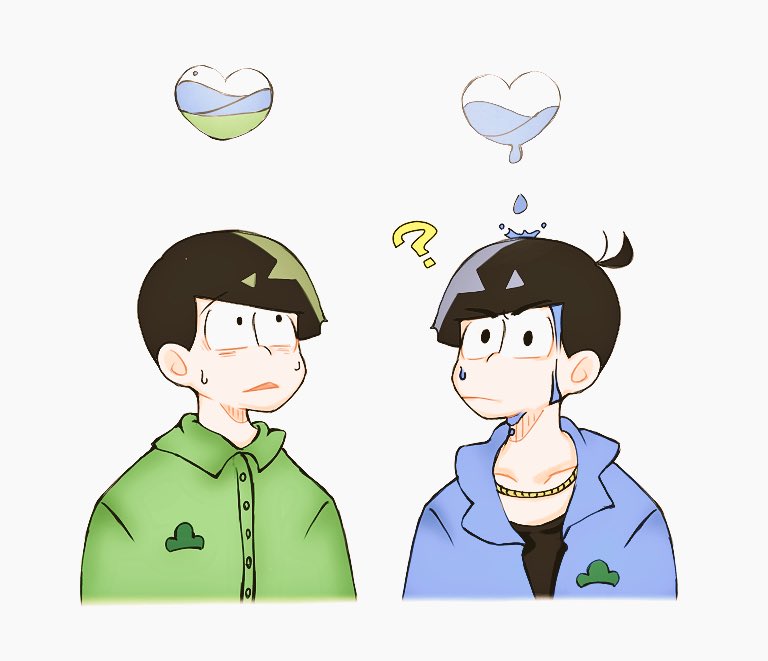 Utsumi 濃絡み希望 アホだから気付かないんだろうなー 水陸松 おそ松さん絵描きさんと繋がりたい おそ松さんクラスタと繋がりたい イラスト