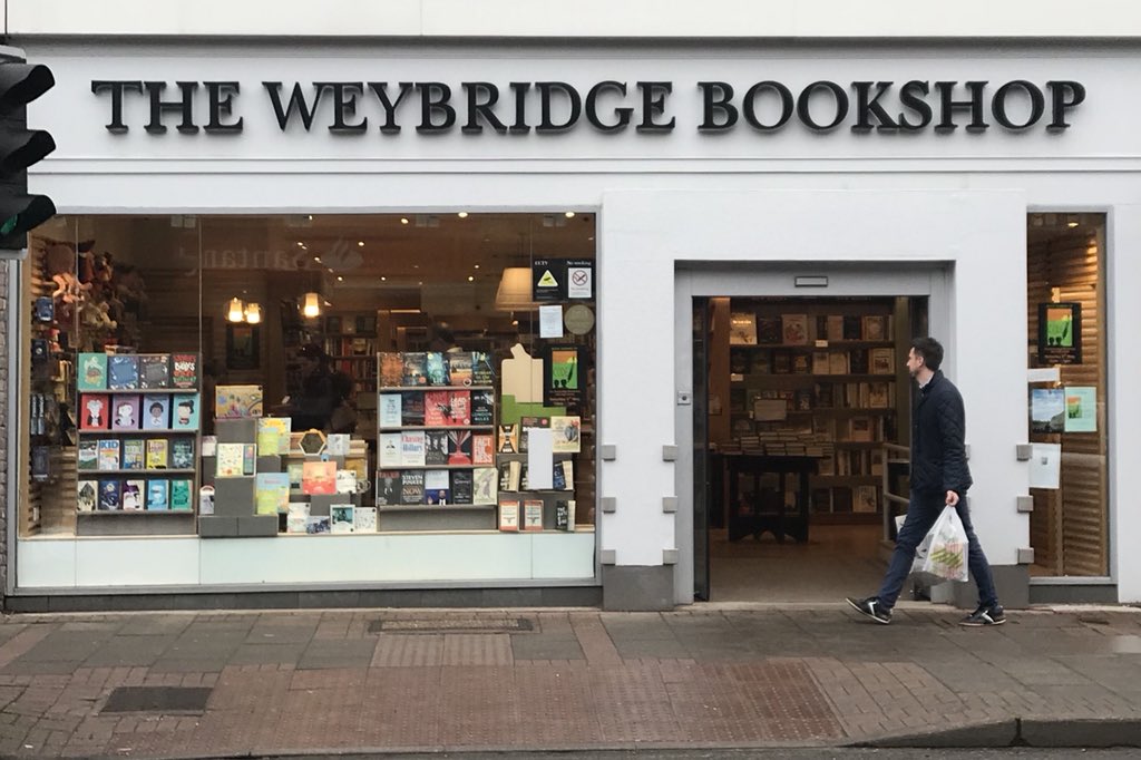 Great to see a new bookshop in Weybridge! 😀👍📚 #LoveReading #MeTime