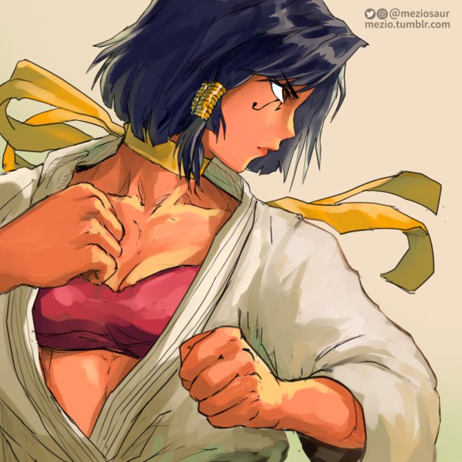 meziosaur's tweet photo. @PlayOverwatch x @StreetFighter  crossover, Pharah as Makoto and Mercy as Cammy #Fighterwatch https://t.co/y9bZPZn2OT