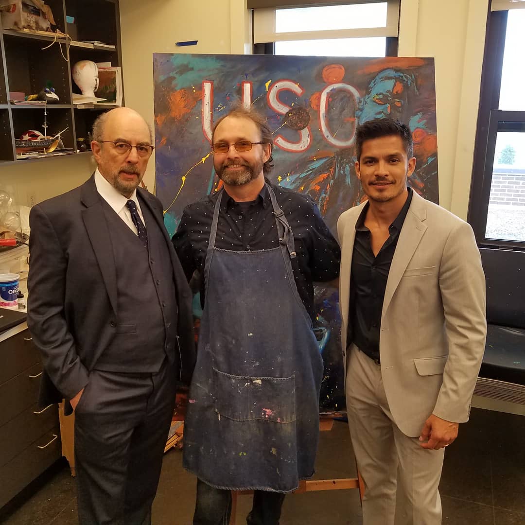 SoldiersVoice's tweet photo. Honored to spend a great afternoon discussing and sharing art therapy benefits, it's benefits &amp; successes, and the USO's role, with a great group of people from The Creative Coalition
@USOMetroDC
@Poetic_Arts_INC
#CreativeCoalition #WeLoveOurUSO #USOMetroDC #ArtHeals #ArtTherapy https://t.co/mtkaschwWr