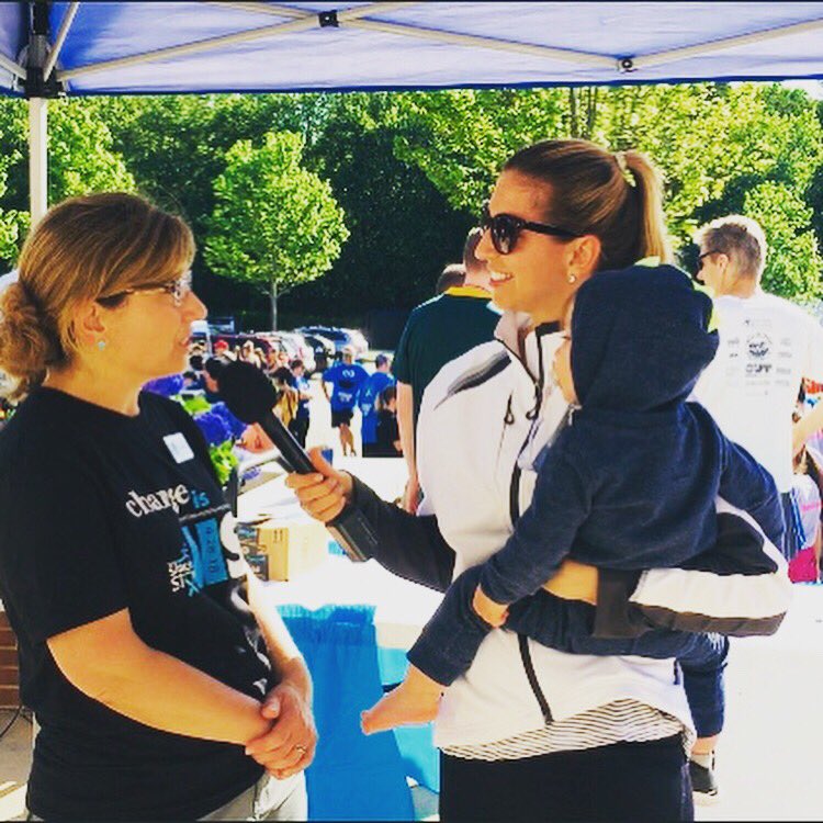 ClaireHSimmons's tweet photo. An honor to hear the passion and purpose that the @Paulatakacsfndn commits to every day. #SarcomaStomp #levinecancerinstitute #atriumhealthproud https://t.co/D7OrLA4xbU