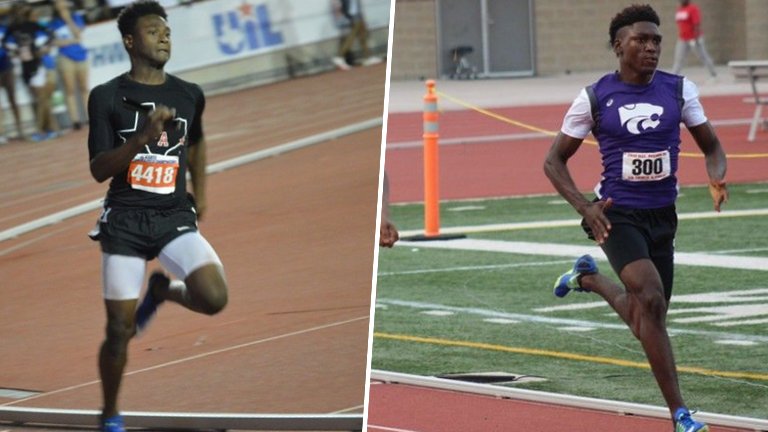 TXMileSplit's tweet photo. Can't Miss Race Of The Day: 3-5A Boys 200m Final. 

The Killer B's - Brown and Booker will demonstrate their speed today at the Region 3-5A finals today.https://t.co/kdWJCsVQZm https://t.co/nO4NbxTj6Z