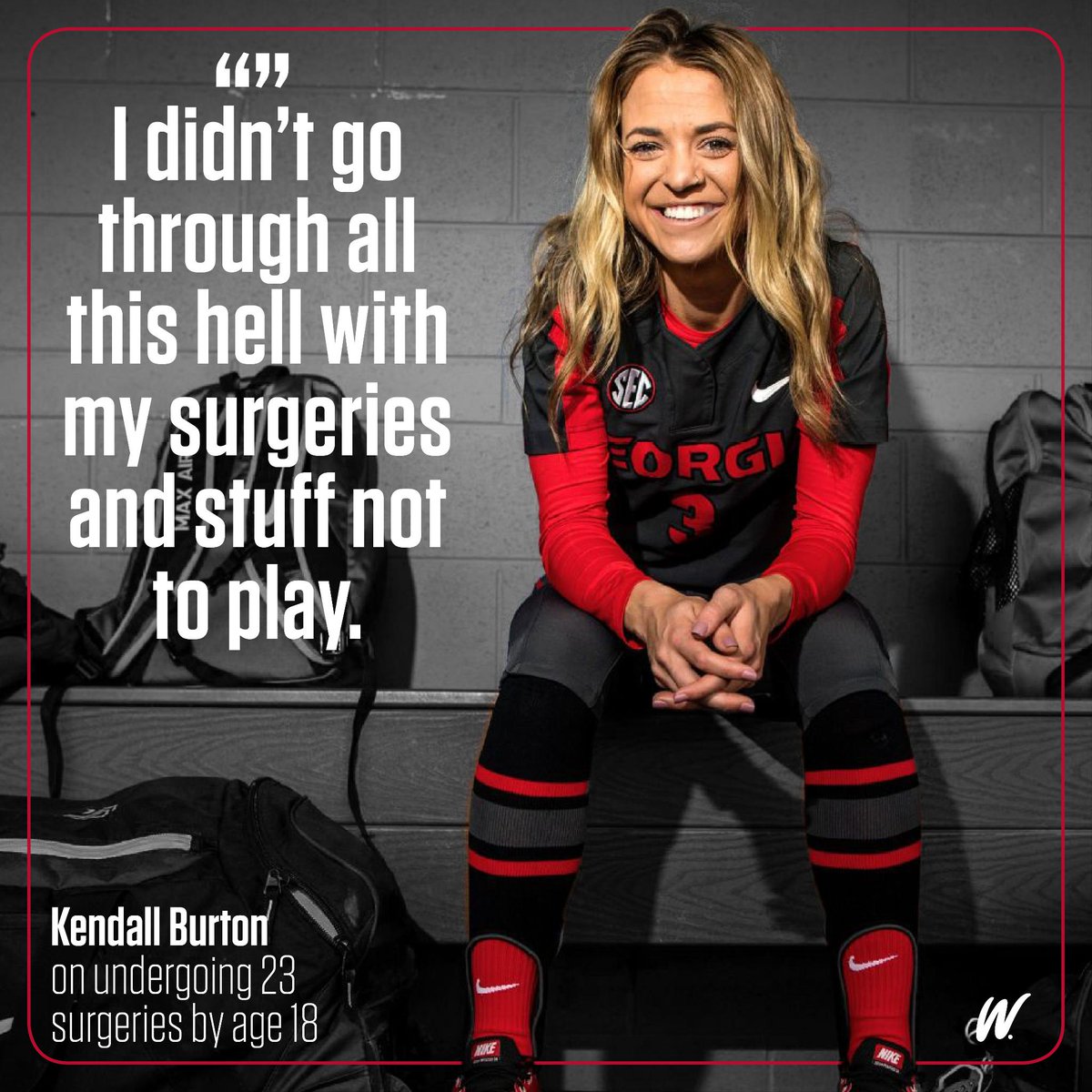 Kendall Burton's medical record is formidable. Her will to play softball? Even more so. es.pn/2JCHetB