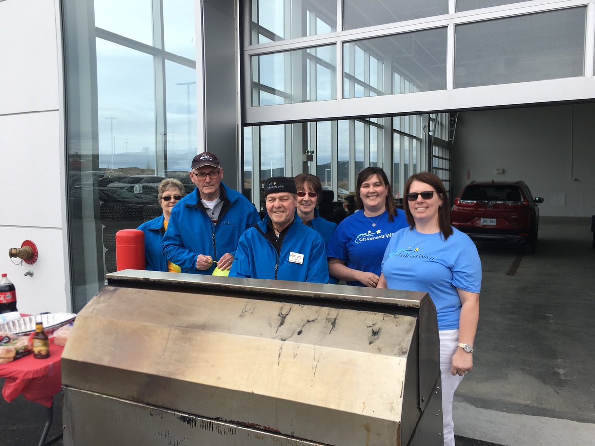 The BBQ is sizzling today🔥🔥

We’re hosting the April Edition of 12 Months of Giving in partnership with the Children’s Wish Foundation! Drop by for a car wash and grab a hamburger or hot dog for the road! 

We’ll be here from 1-4pm! 
@CWFNL #cornerbrook #communitydriven