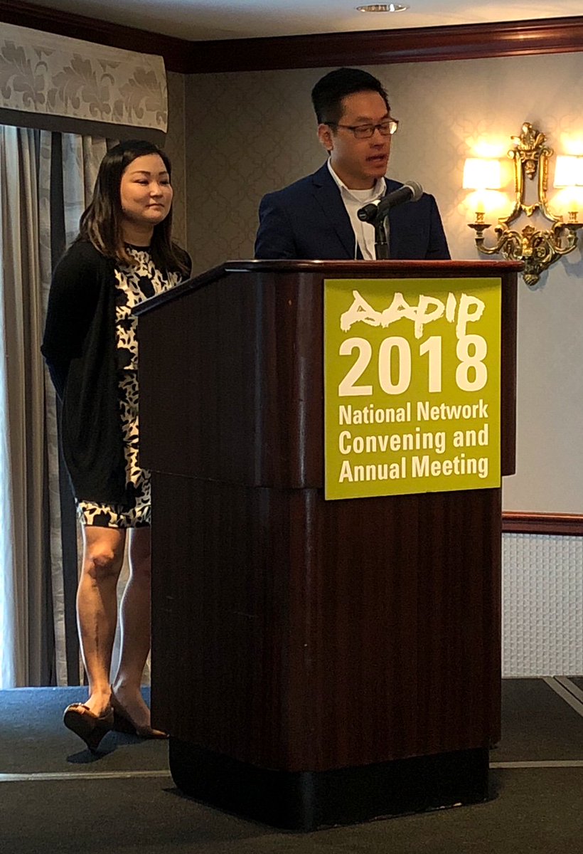 aapip's tweet photo. Jon Wu and Shiho Fuyuki share @aapip Seattle Chapter highlights featuring partnerships with Gates Asians in Philanthopy, Microsoft, @philanthropynw #aapip2018 https://t.co/vlCj1f5DvY