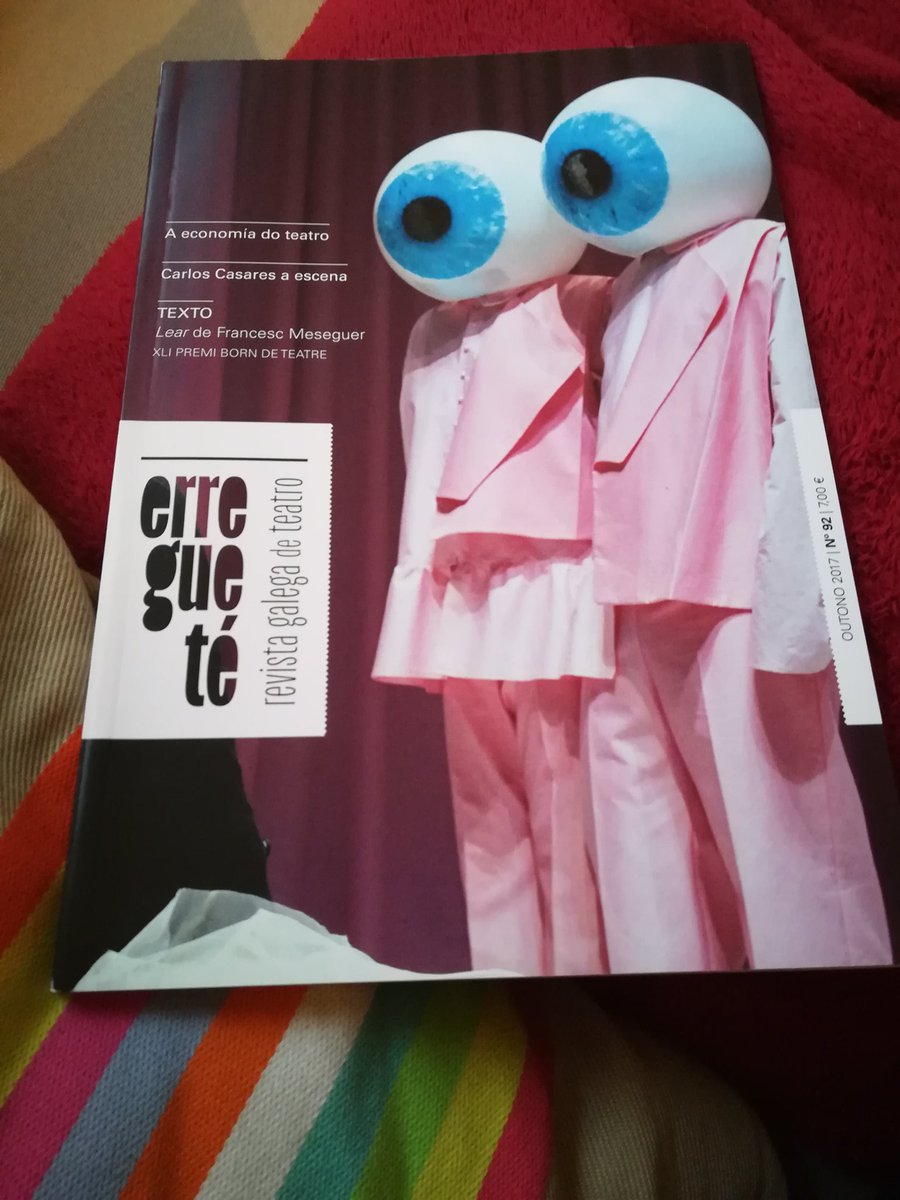 ¿Coñeces/Conoces/Coneixes/Ezagutzen duzu/Conoces <a href="/erreguete/">erregueté | Revista Galega de Teatro</a> ? 
É A REVISTA teatral en lingua galega, metódica plataforma das artes escénicas de Galicia,  rigorosa porta de entrada crítica das propostas doutros territorios. Una peza imprescindíbel no sistema teatral galego.