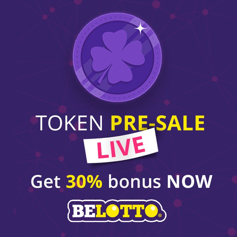 🔥 The #hottest crypto #lottery has just opened doors - PRE-SALE IS LIVE #TODAY - This is your best chance to get your own BEL #Tokens. 🍀🍀🍀
Join belotto.io and #GetYourBEL NOW!