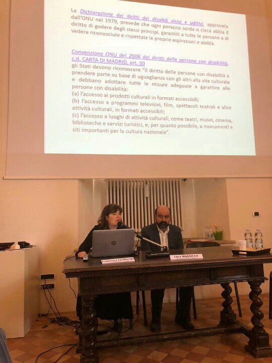 VillaGiuliaRm's tweet photo. #MuseumWeek #archeofestMW Francesca Licordari e Luca Mazzocco presentano le attività per un museo accessibile a Villa Giulia https://t.co/8e8rGezZNd