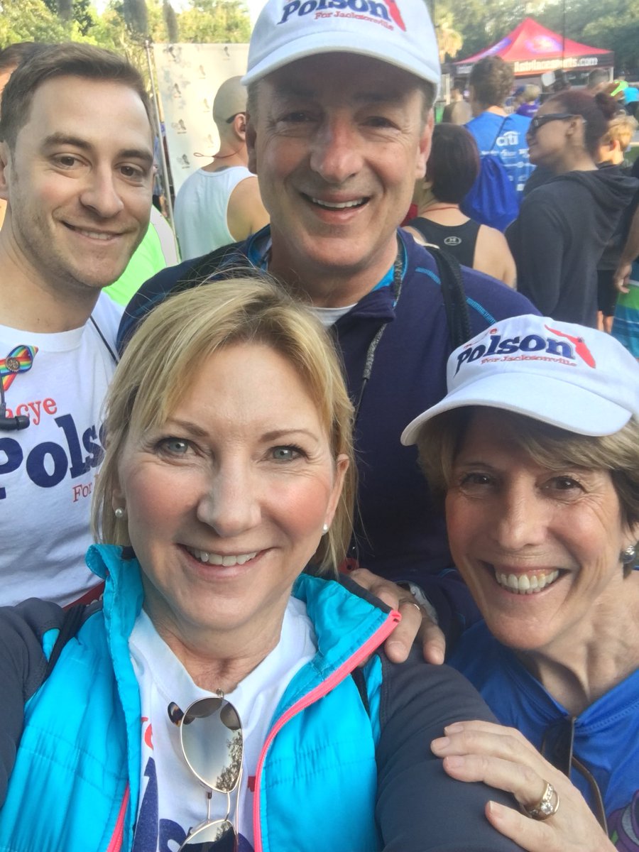 polsonforjax's tweet photo. Part of Team Polson out for #StridesForPride this morning! @JASMYNJax https://t.co/gjGfvimrGq