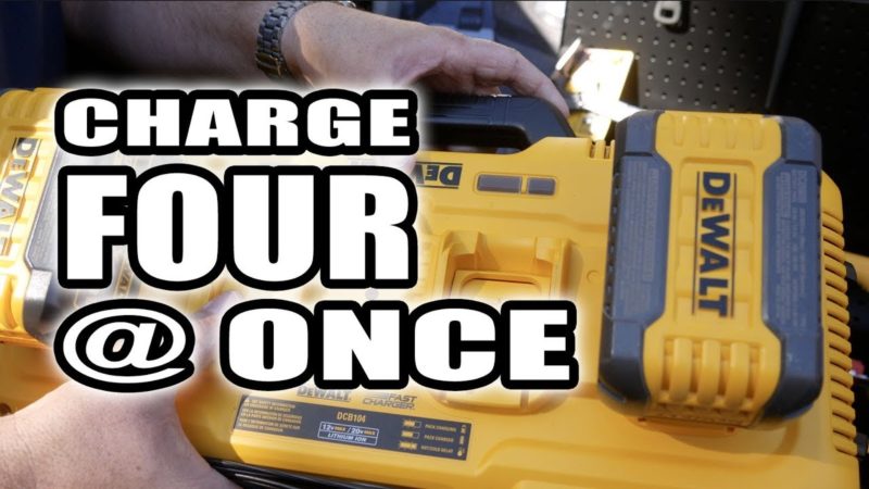 ProToolReviews's tweet photo. How fast is fast charging? How do four 6.0 Ah batteries fully charged in an hour sound? That's what DeWalt is promising with their new 4-port fast charger!
https://t.co/j6tAlDCWun
#DeWalt #WorldOfConcrete #60VMax #charger #Cordless #tools #FlexVolt https://t.co/27qoCnO12f