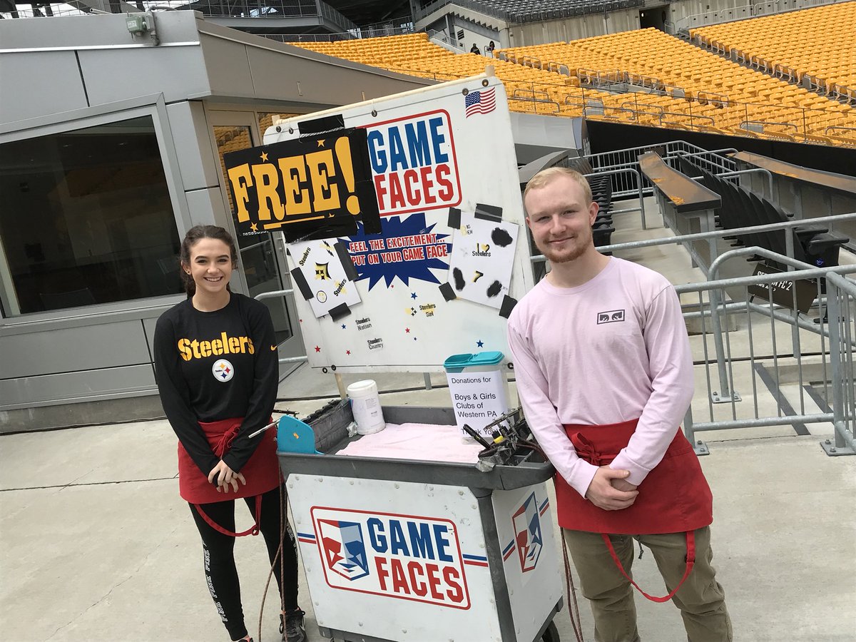SteelersUnite's tweet photo. Are you coming to Heinz Field today? Be sure to come see us in the PNC Champions Club to spin the Prize Wheel, meet Rocky &amp; Stephon, and more! #FanBlitz https://t.co/PnlVRCLVxj