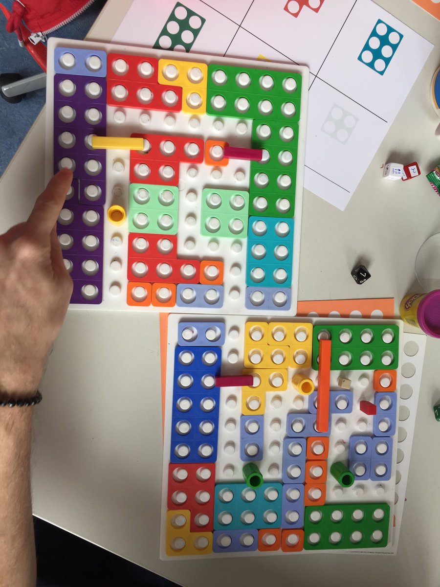 MathLyttle's tweet image. Creating your own #numicon game tracks. @isdedu. A great day focusing on EYFS with numicon. #makingnumbersreal #pypmaths