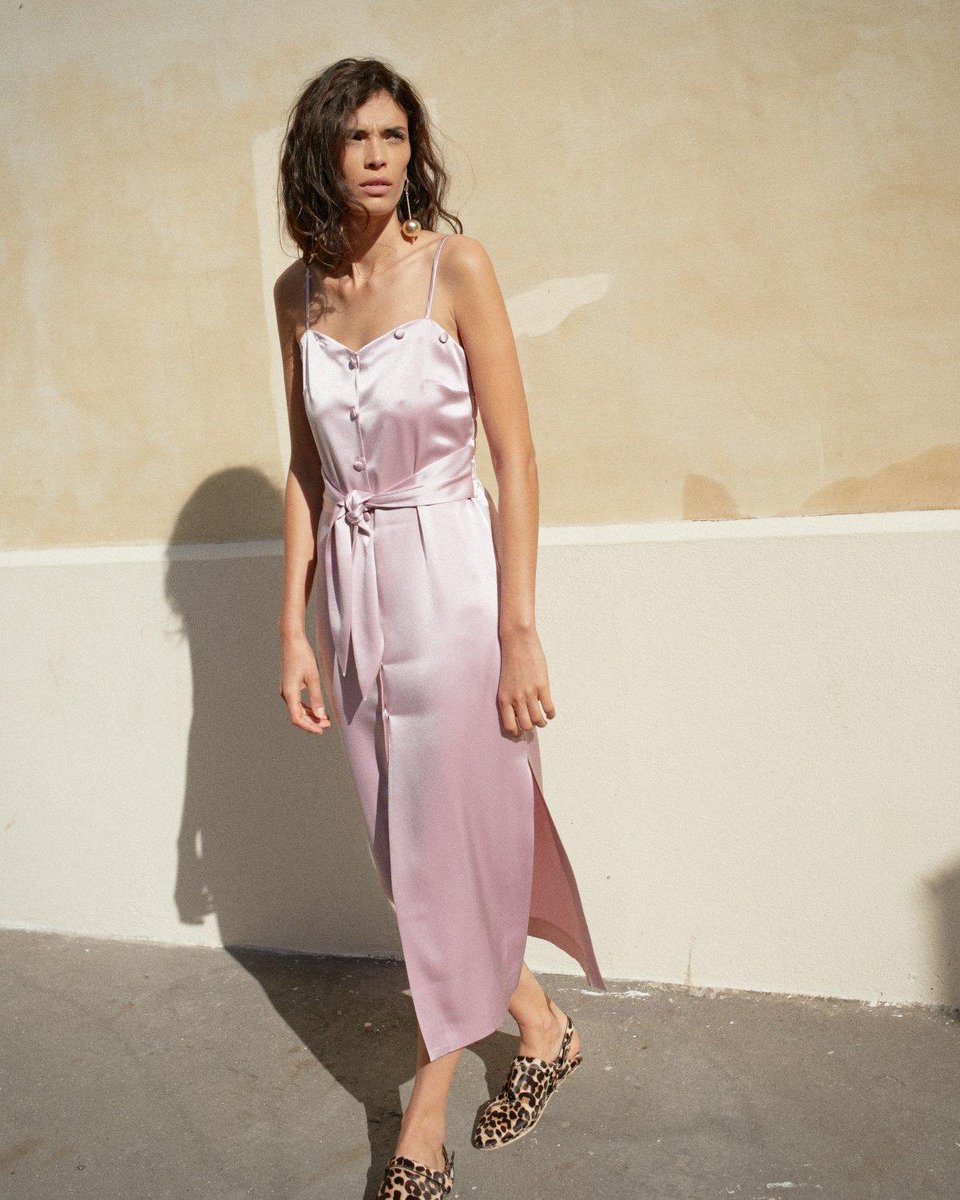 nanushka satin dress